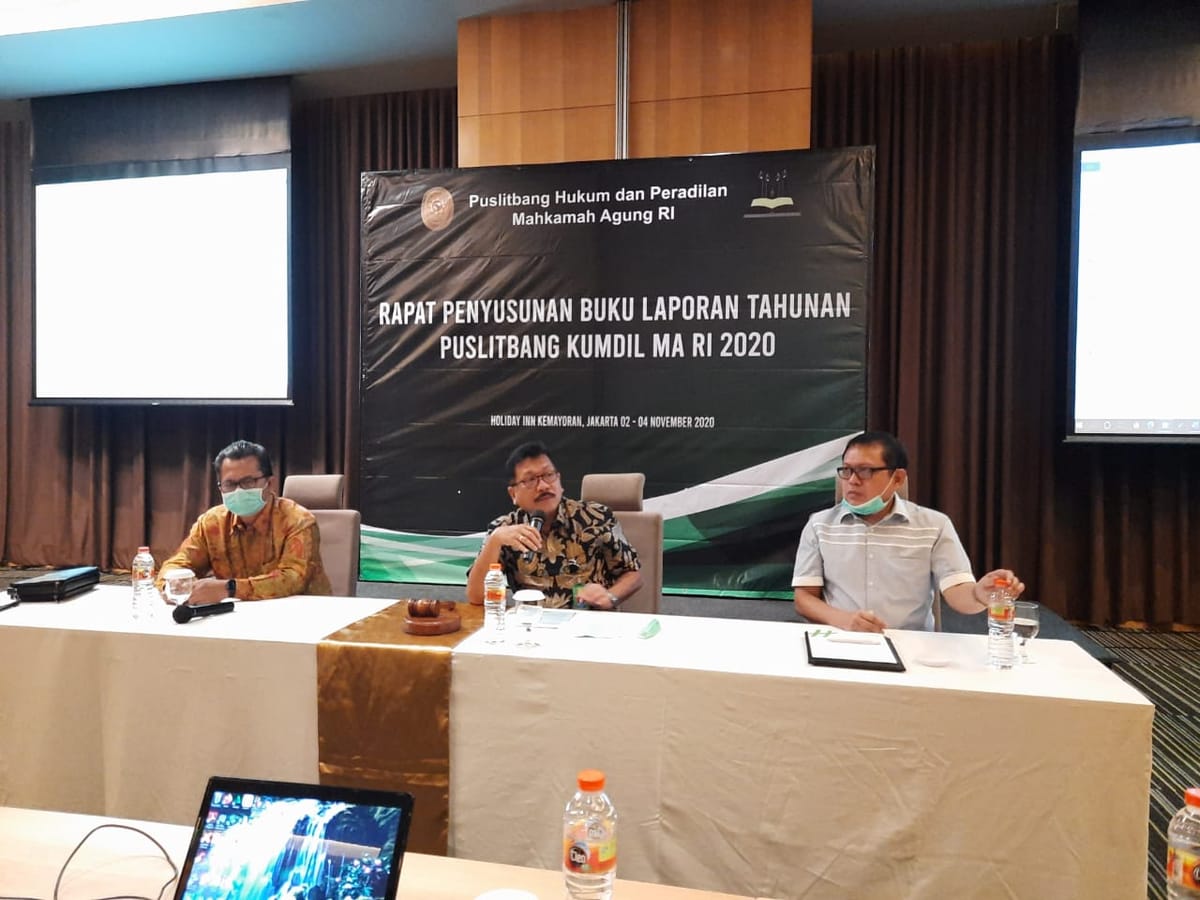 Mahkamah Agung Gelar Rapat Penyusunan Laporan Tahunan Puslitbang Kumdil