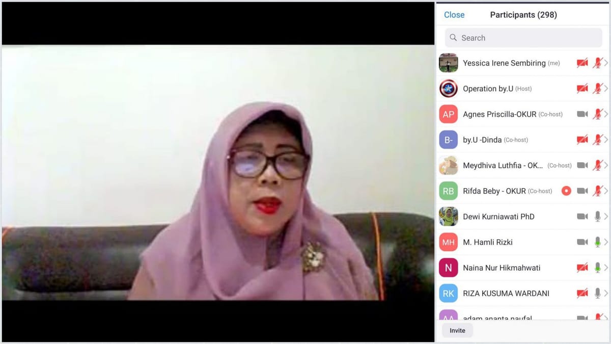Mahasiswa Ilmu Komunikasi FISIP USU gelar webinar OKUR "Be Confident and Spread Positivity 2020"