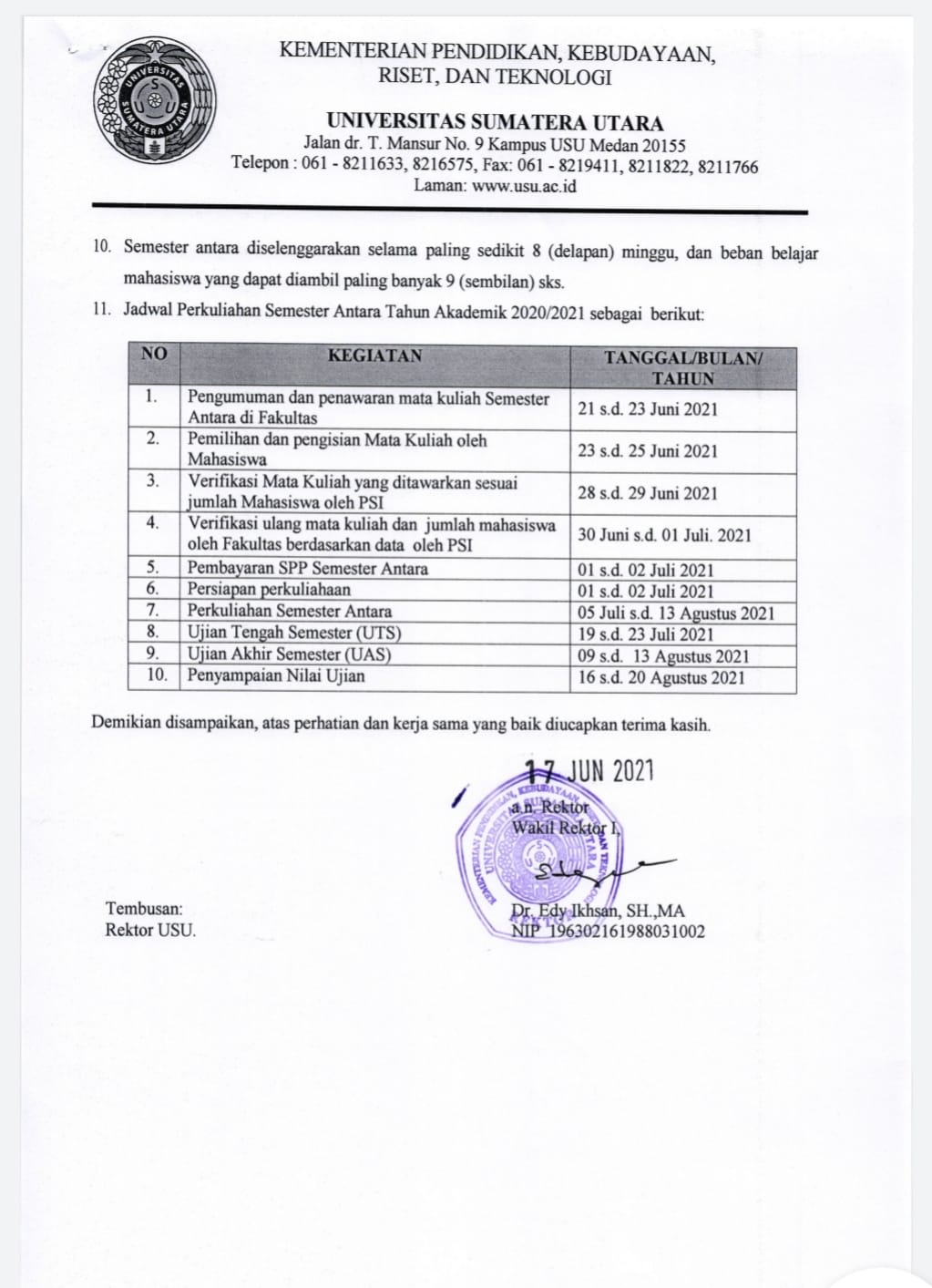Ingat, Hari Ini Batas Pendaftaran Semester Antara