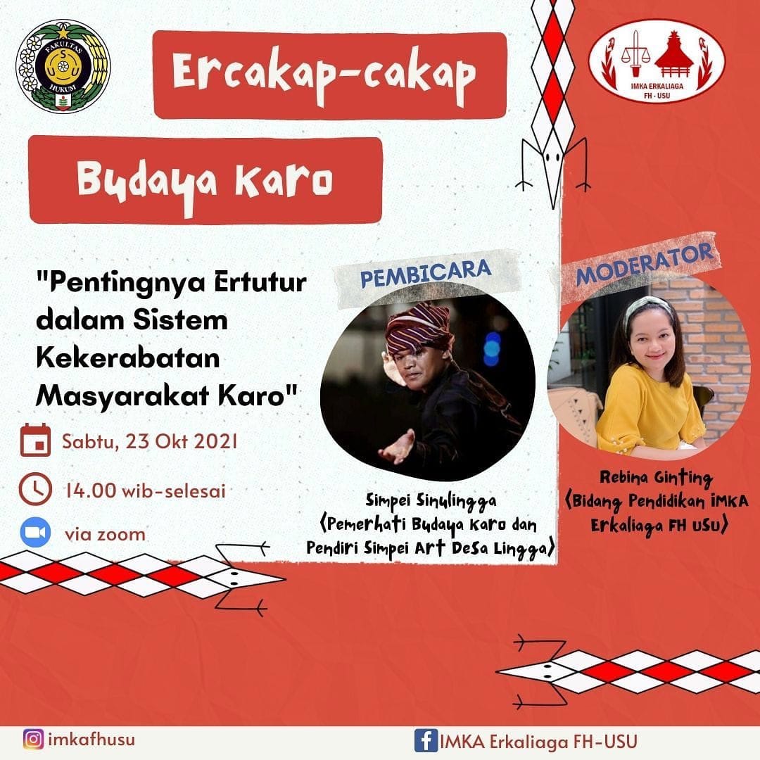 Ercakap-cakap Budaya Karo dalam Diskusi IMKA Erkaliaga FH USU