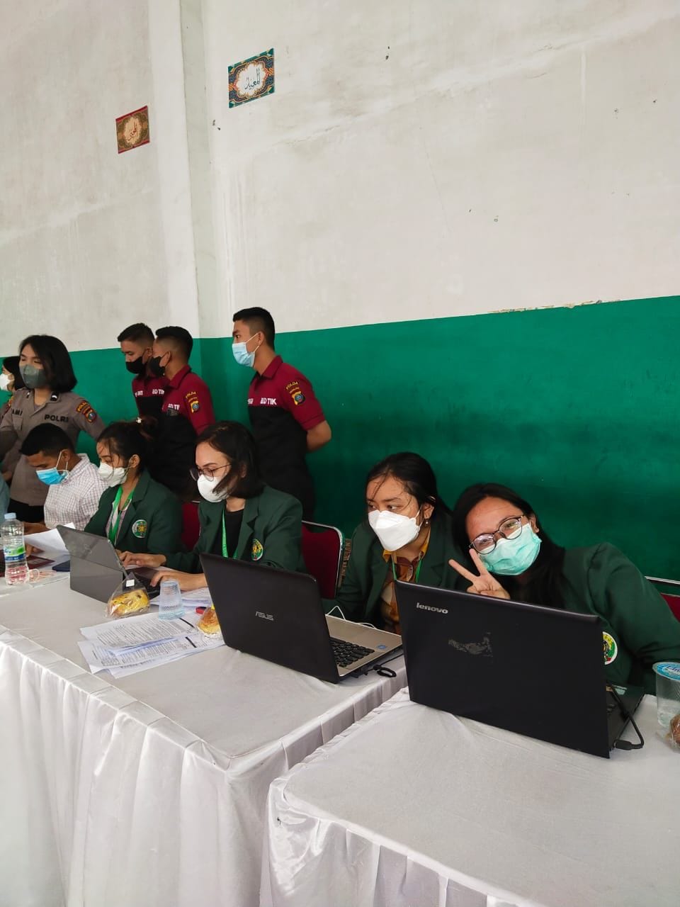Bersinergi dengan Polda Sumut, KAM Bhinneka USU Ikut Menyukseskan Program Vaksinasi di Kota Medan