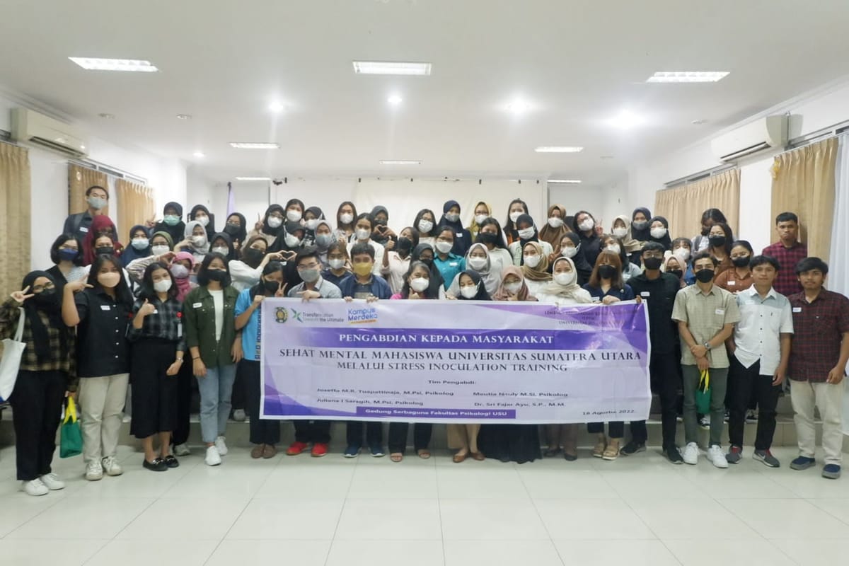 Fakultas Psikologi USU Adakan Stress Inoculation Training Melalui Seminar Sehat Mental Mahasiswa USU