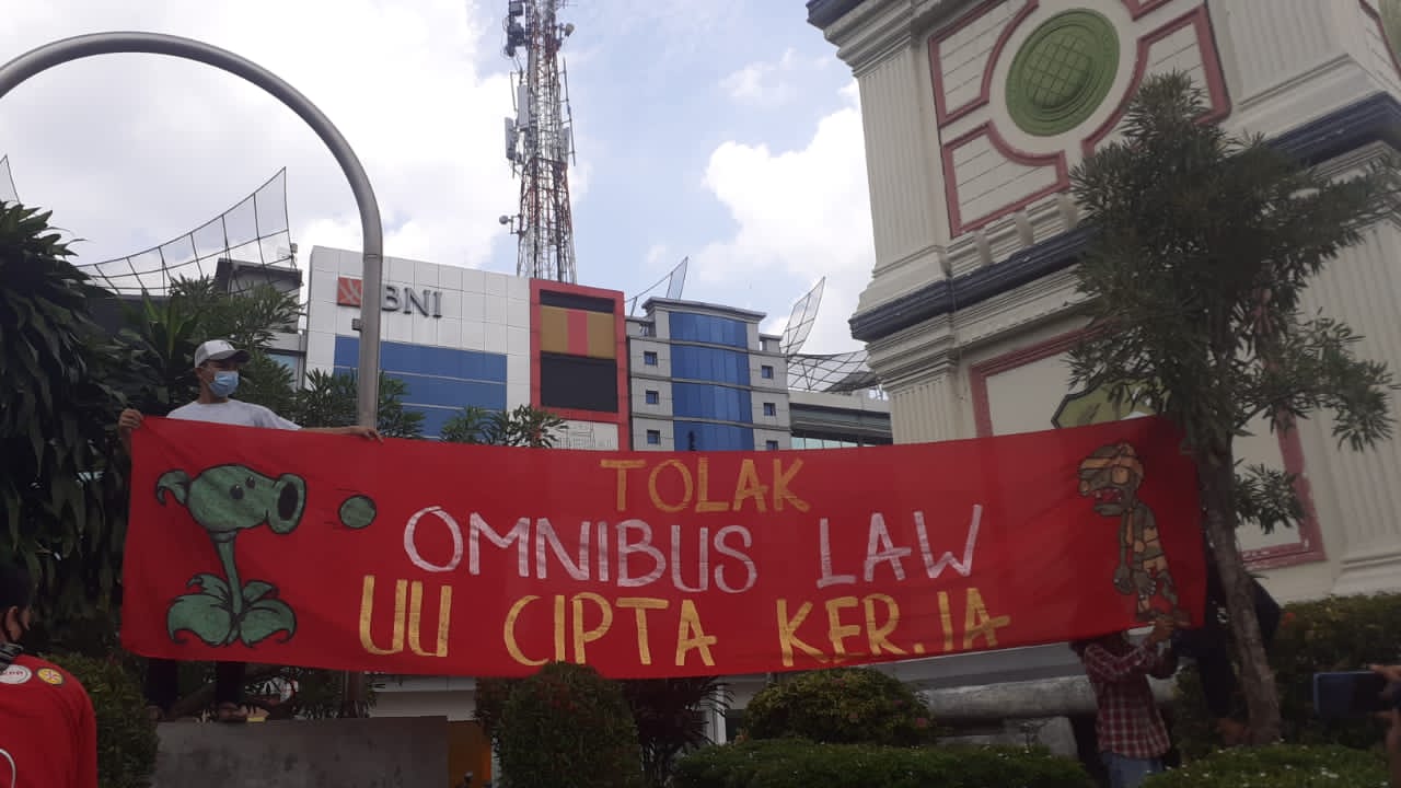 Massa Aksi Hari Buruh dari Akbar SUMUT Dipaksa Pindah Lokasi