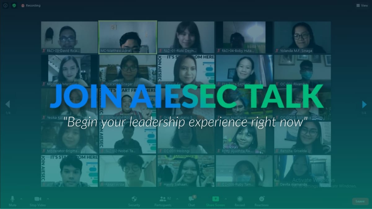 Melatih Kepemimpinan Bersama AISEC in USU