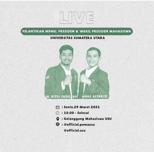 Sah, Rizky-Anas Terpilih sebagai Presiden dan Wakil Presiden yang Diakui Rektorat