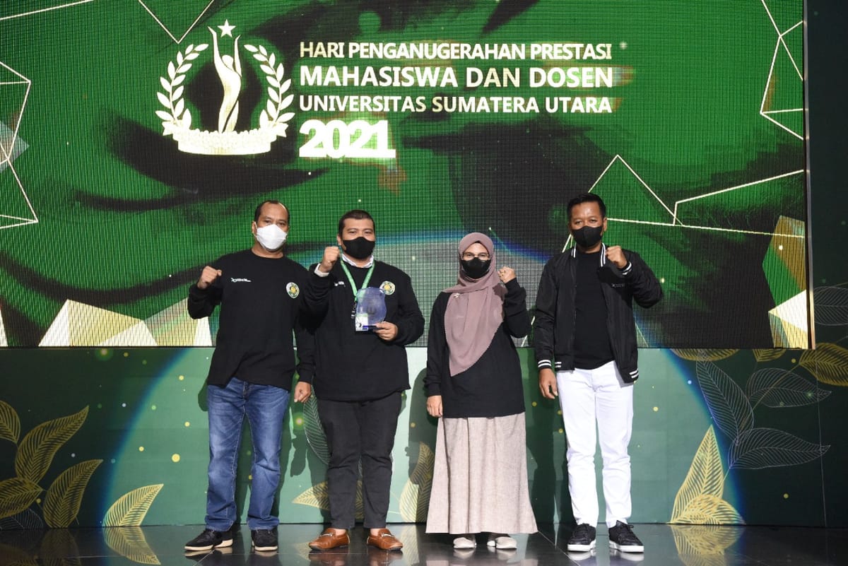 Hari Penganugerahan 2021, USU Berikan Apresiasi Mahasiswa Berprestasi dan Dosen Best Advisor