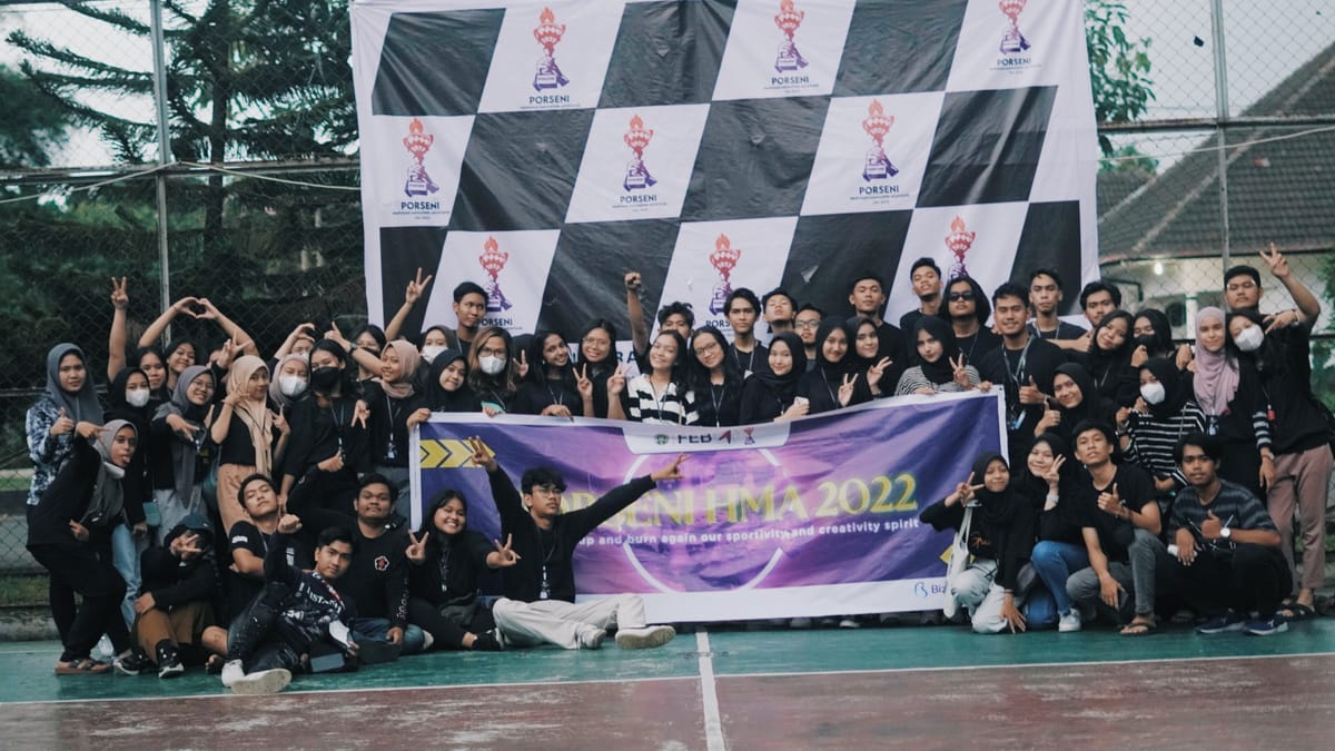 Sukses Adakan PORSENI, HMA FEB USU Harapkan Hubungan Antara Mahasiswa Semakin Dekat