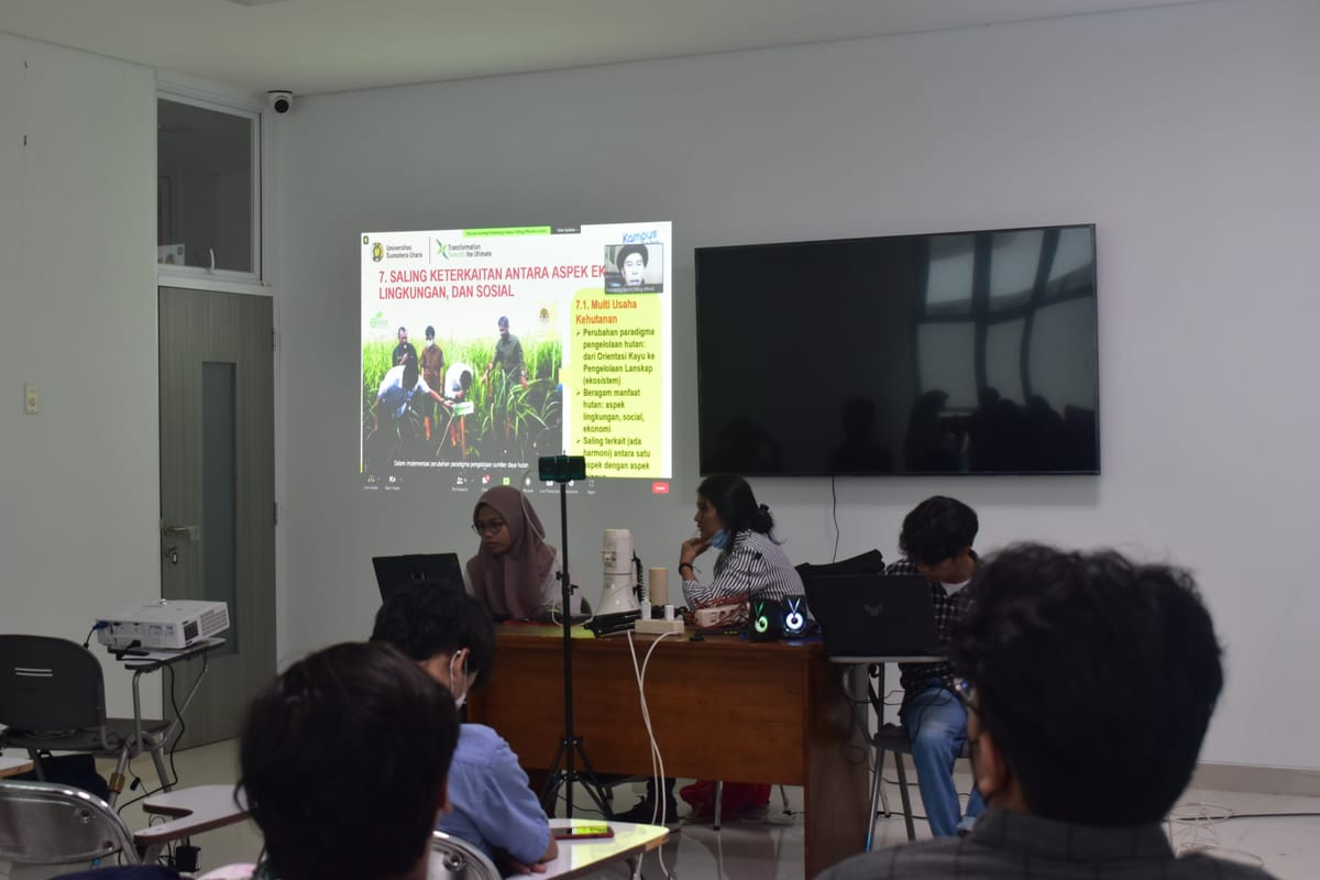 Peringati Hari Bumi, Fakultas Kehutanan Adakan Kuliah Umum dan Penanaman di Kampus 2 USU