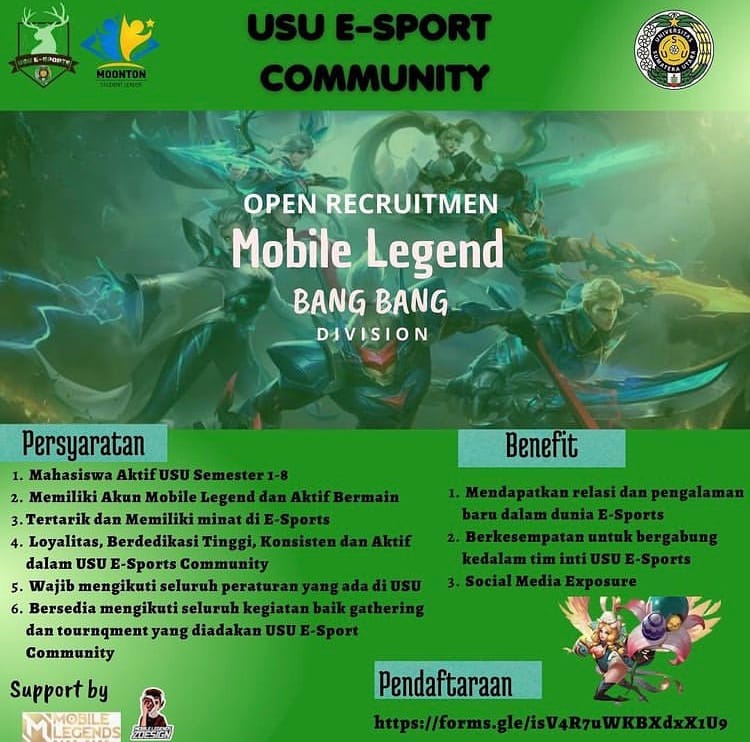USU E-Sports Open Recruitment, Berprestasi di Bidang Game