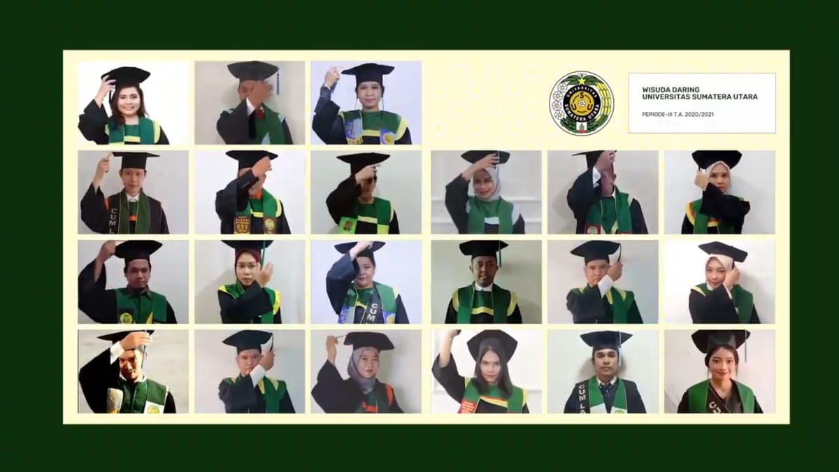 Periode Ke-III, USU Kembali Gelar Wisuda Secara Daring