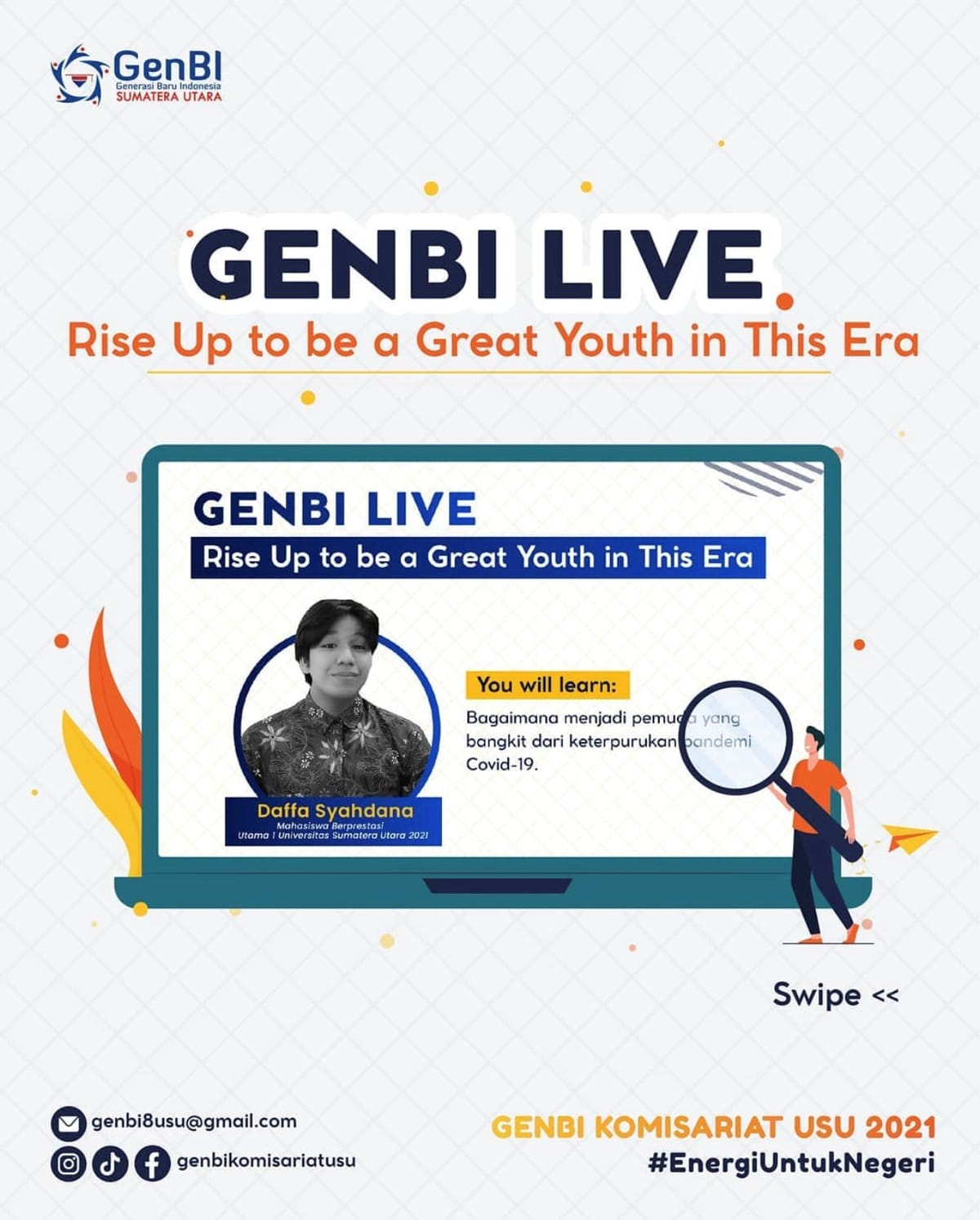 GENBI LIVE : Rise Up to be a Great Youth in This Era