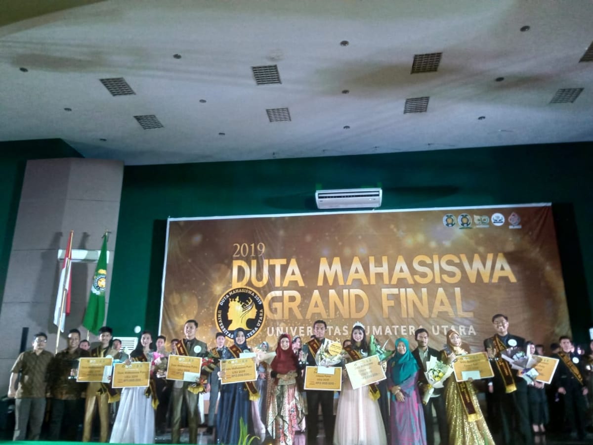 Kemeriahan Malam Puncak Duta Mahasiswa 2019 USU