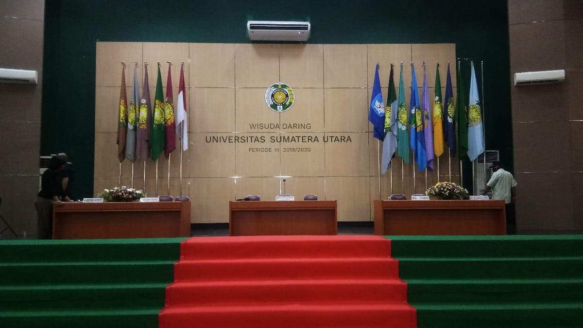 Pertama Kalinya, USU Gelar Wisuda Secara Daring