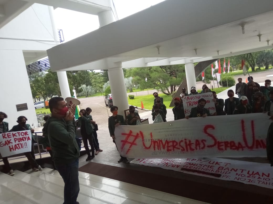 Aliansi Mahasiswa USU Menuntut, Gelar Aksi Turunkan UKT