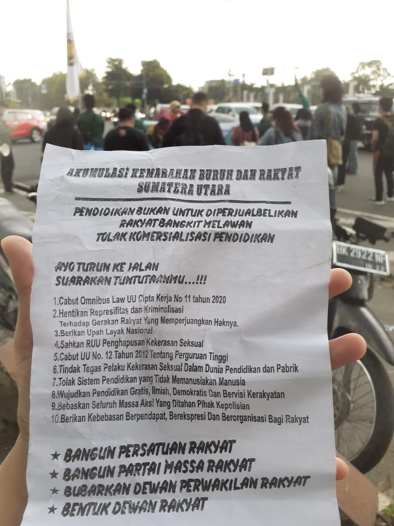 Ini 10 Tuntutan Aksi Refleksi HARDIKNAS AKBAR SUMUT!