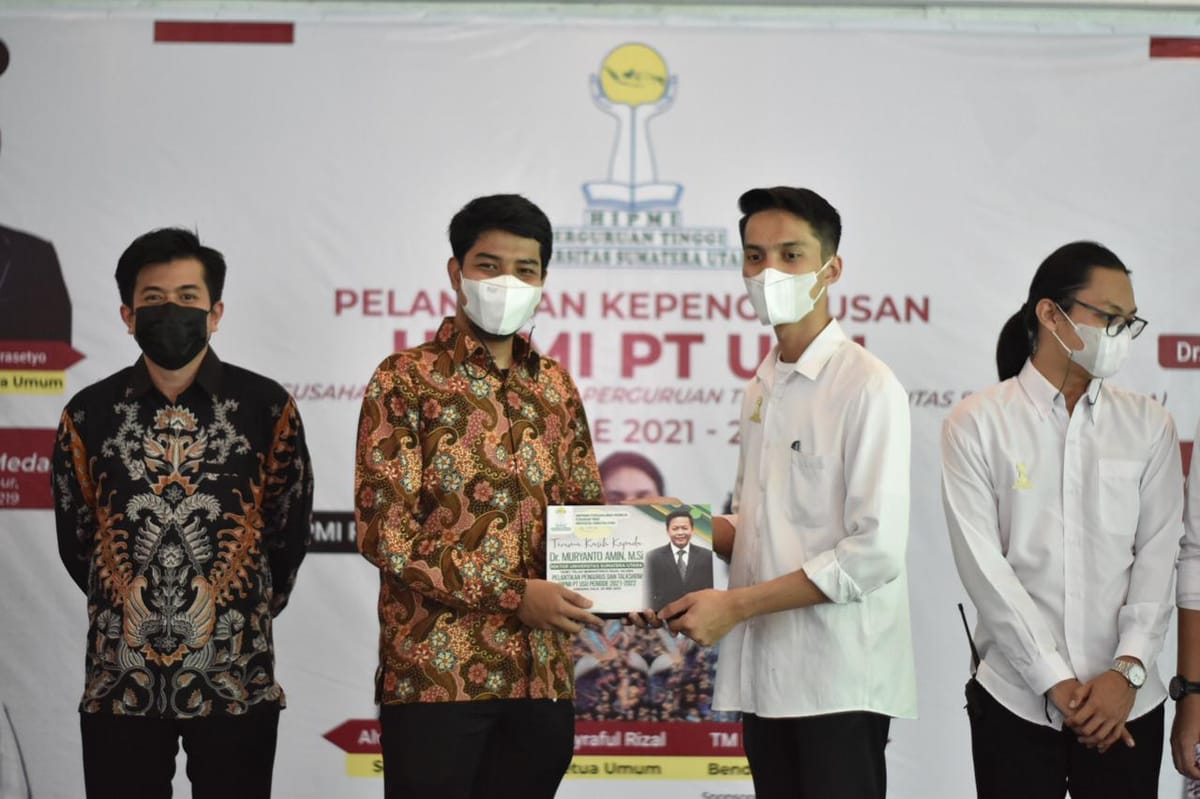 Pelantikan HIPMI PT USU, Rektor Berharap Spirit Entrepreneur dan Kontribusi Positif Dapat Diteruskan!