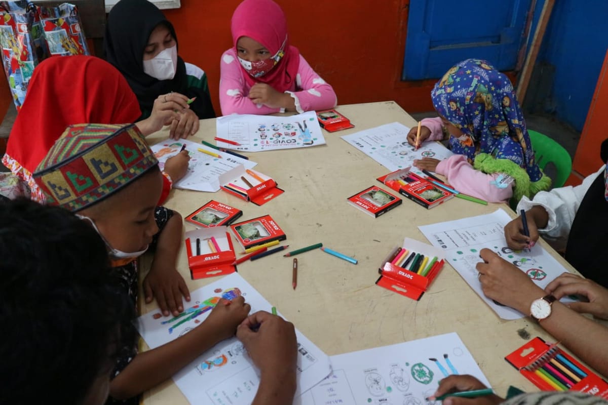 KKN SBG R24 Edukasi Anak-Anak Serdang Berdagai Mengenai Pentingnya Self Aware di Masa Pandemi