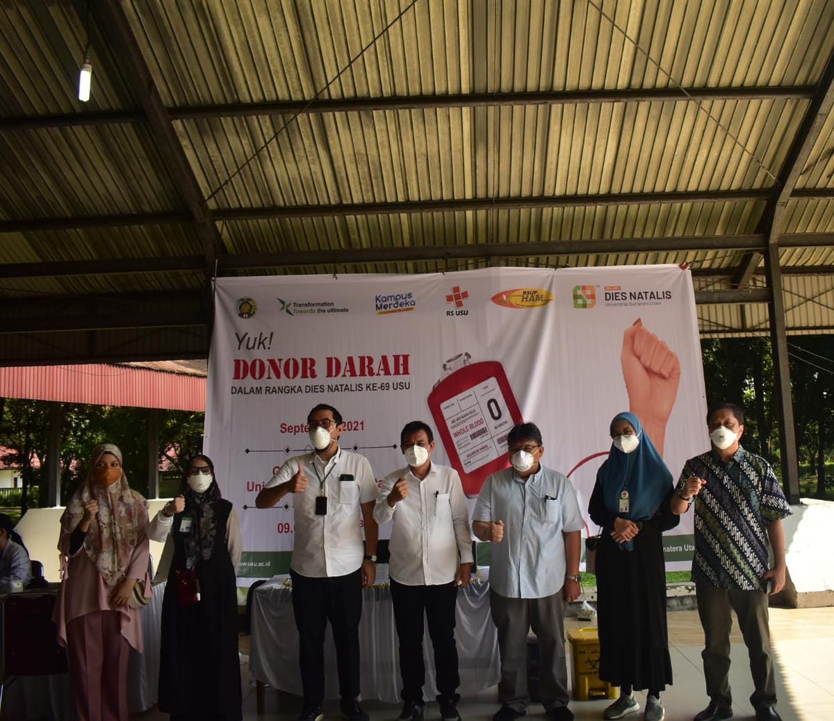 Rangkaian Dies Natalis, USU Adakan Kegiatan Donor Darah