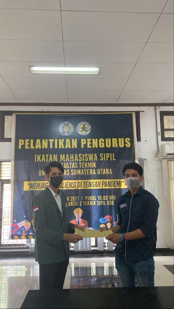 Usai Langsungkan Kuliah Umum, Pengurus Baru IMS FT USU Resmi Dilantik