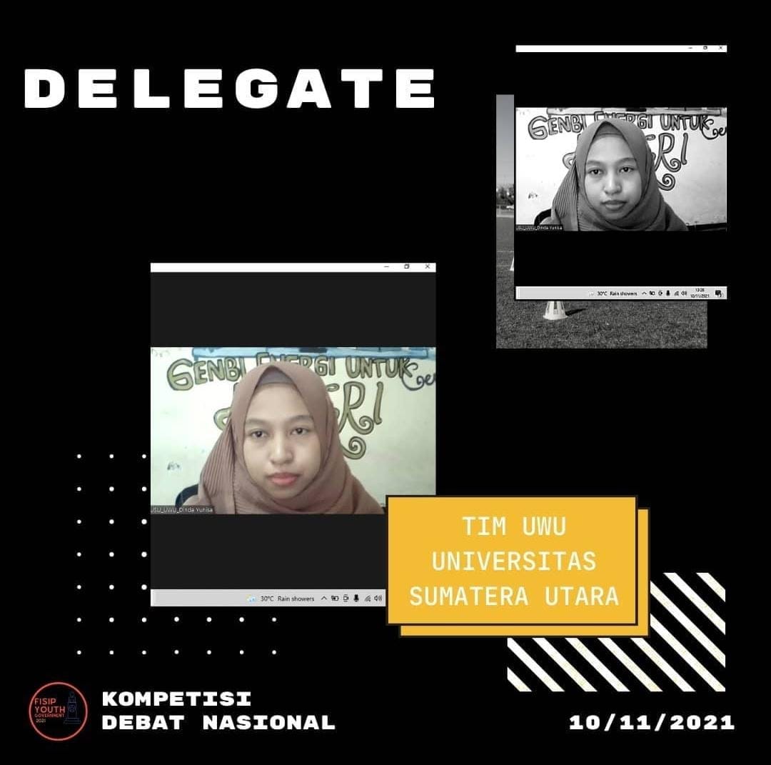 Tim UwU USU Raih Juara III dan Best Speaker di Kompetisi Debat FYG UIN Syarif Hidayatullah