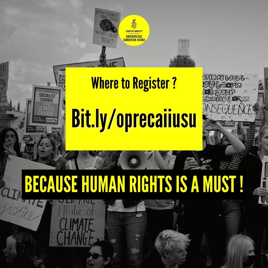 Amnesty Chapter USU Buka Rekrutmen Anggota Baru