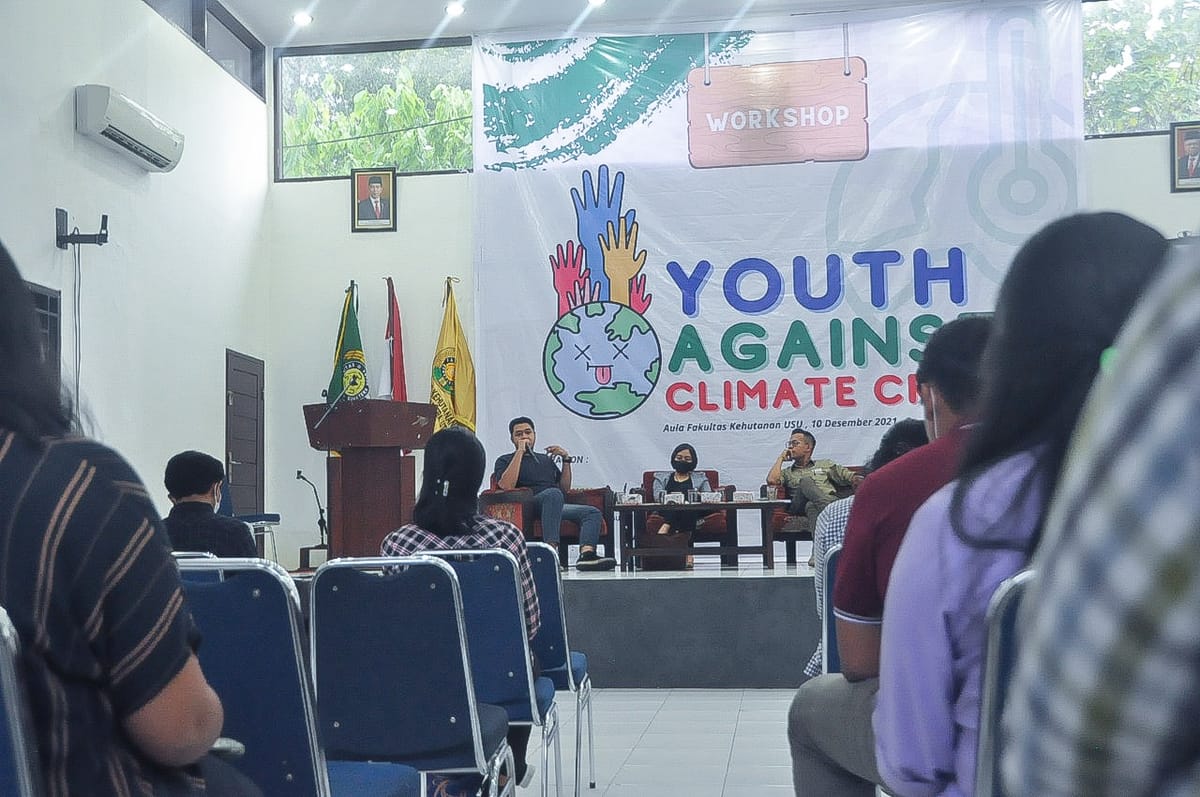 GMNI Kehutanan USU Adakan Workshop Bertemakan ‘Youth Againts Climate Change’