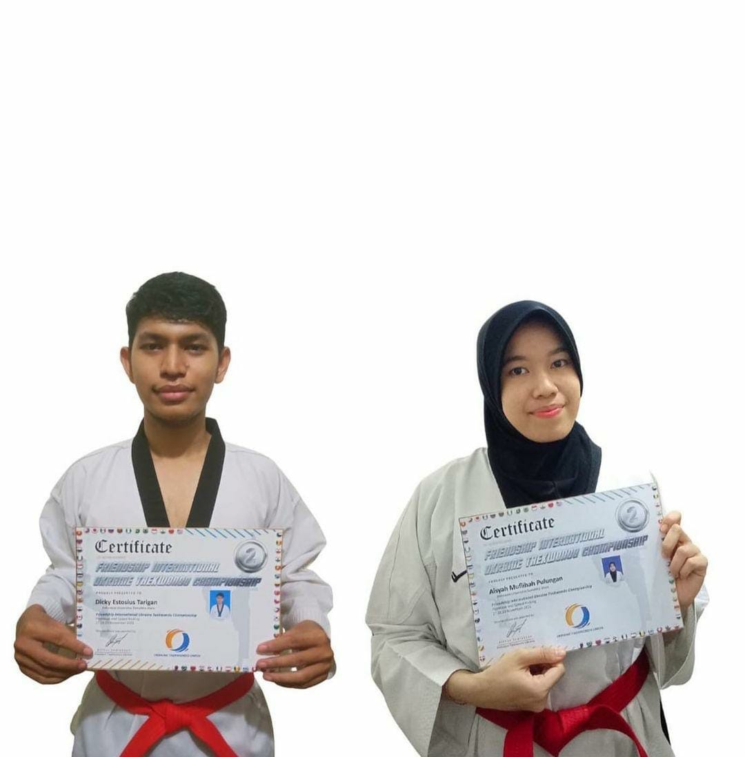 UKM Taekwondo USU Raih Medali Perak di Kejuaraan Friendship Ukraine International Taekwondo Championship
