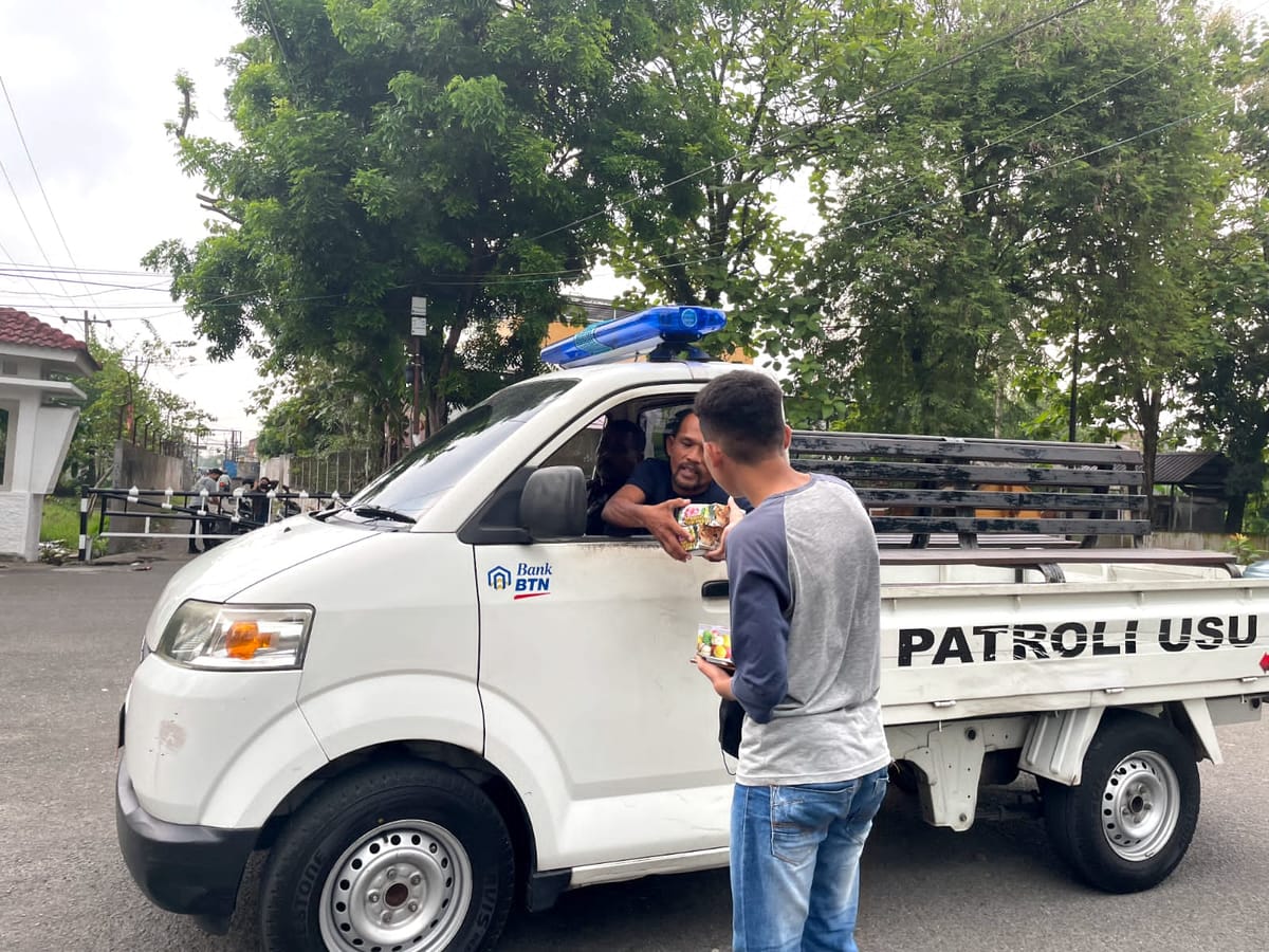 Rimbawan Berbagi, Targetkan Pekerja Kampus 1 USU sebagai Ungkapan Terima Kasih