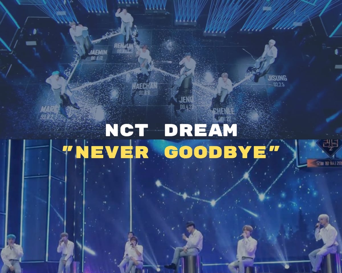 Never Goodbye - NCT Dream, Sinar Terang Sang Polaris Bermakna Manis