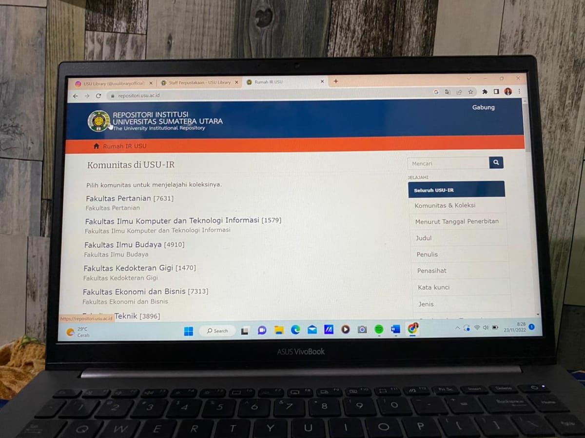Akses Repositori USU Ditutup, Kepala Perpustakaan Harapkan Adanya Ketertiban dalam Mencari Referensi Tugas Akhir