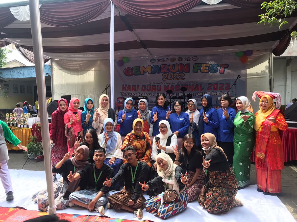 Peringati Hari Guru, Mahasiswa PMM USU Sukses Adakan GEMARUN 2022 di SD Negeri Percobaan Medan