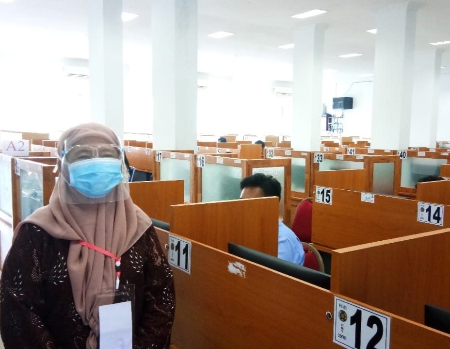 Pelaksanaan UTBK-SBMPTN USU 2020 Terapkan Protokol Kesehatan