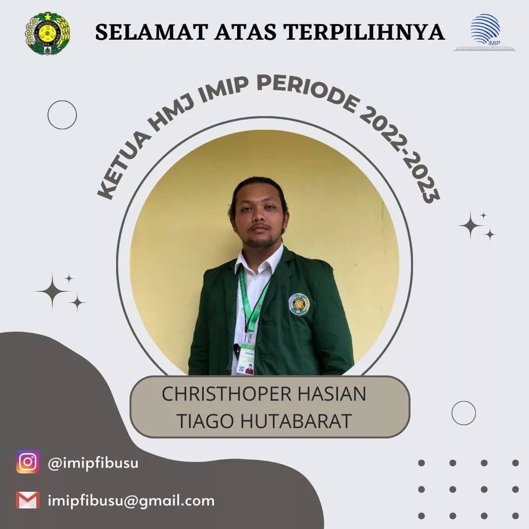 Terpilih Jadi Ketua Baru IMIP USU, Ini Target Utama Christoper