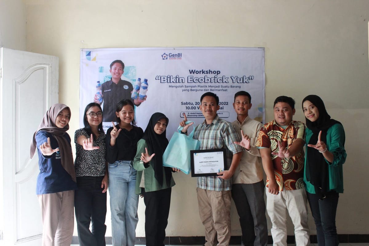 Tingkatkan Kepedulian terhadap Sampah, Divisi LH Genbi USU Adakan Workshop Bertajuk "Bikin Ecobrick Yuk!"