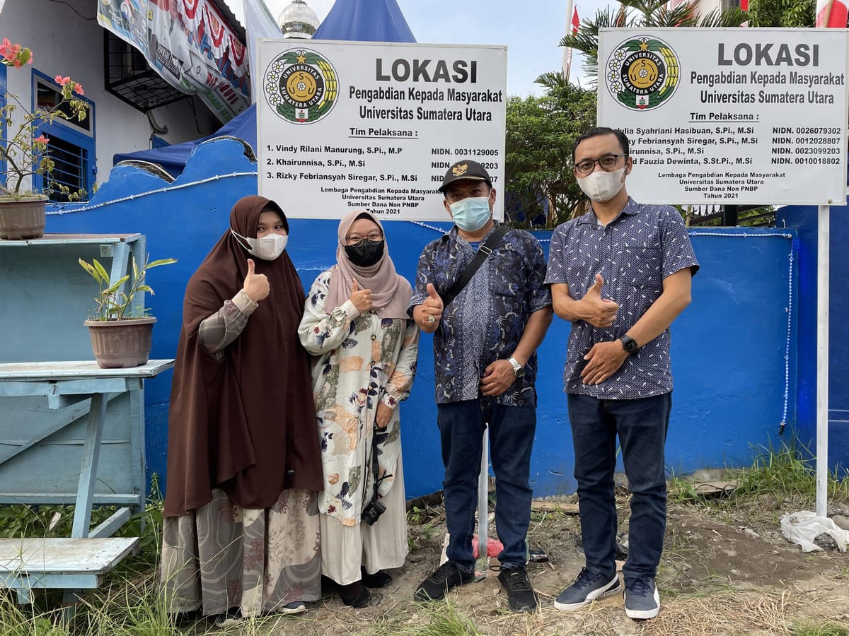 Dosen Universitas Sumatera Utara Mengedukasi Teknologi Fishfinder Kepada Nelayan Melibatkan Mahasiswa Prodi Manajemen Sumberdaya Perairan