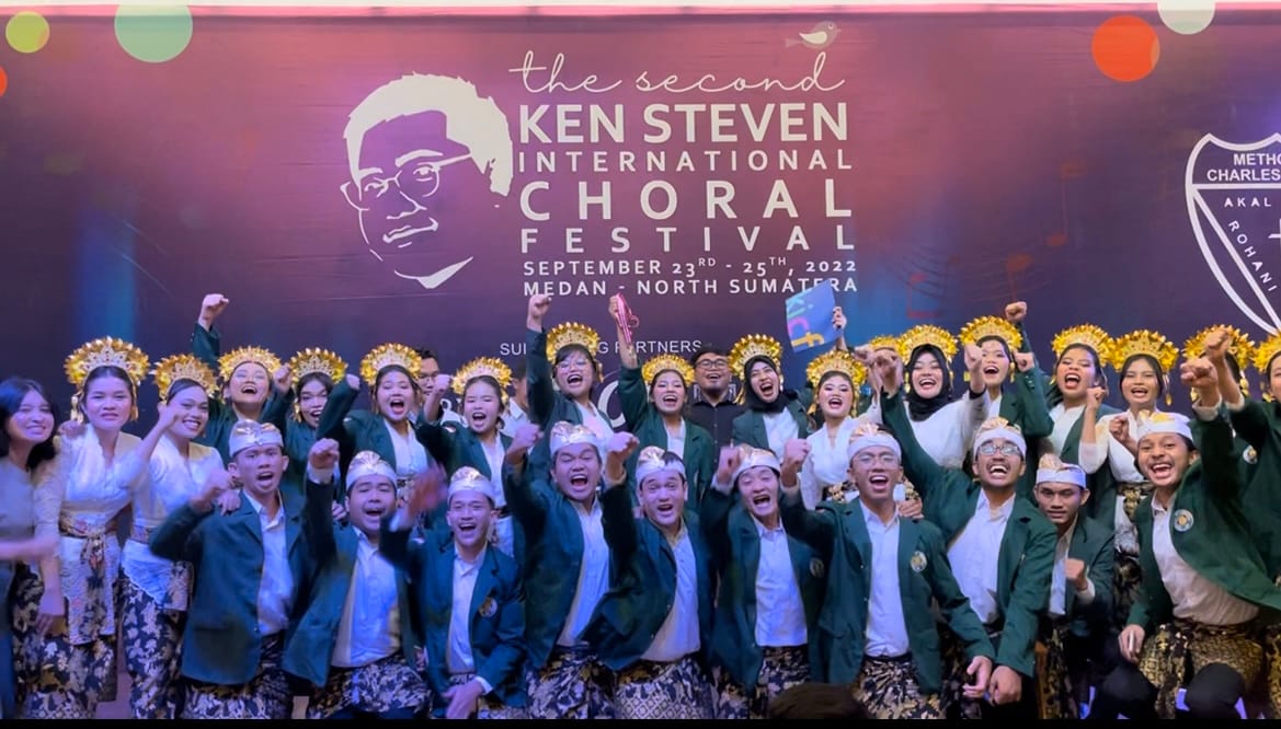 Paduan Suara U.L.O.S USU Raih Gold Medal di Ken Steven International Choral Festival 2022