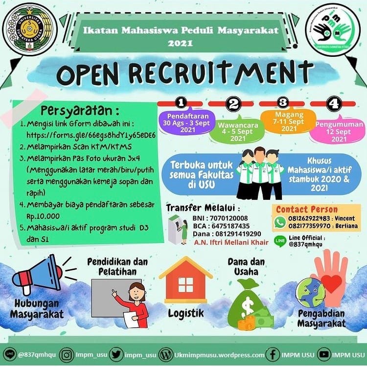IMPM Open Recruitment: Berkontribusi Untuk Masyarakat