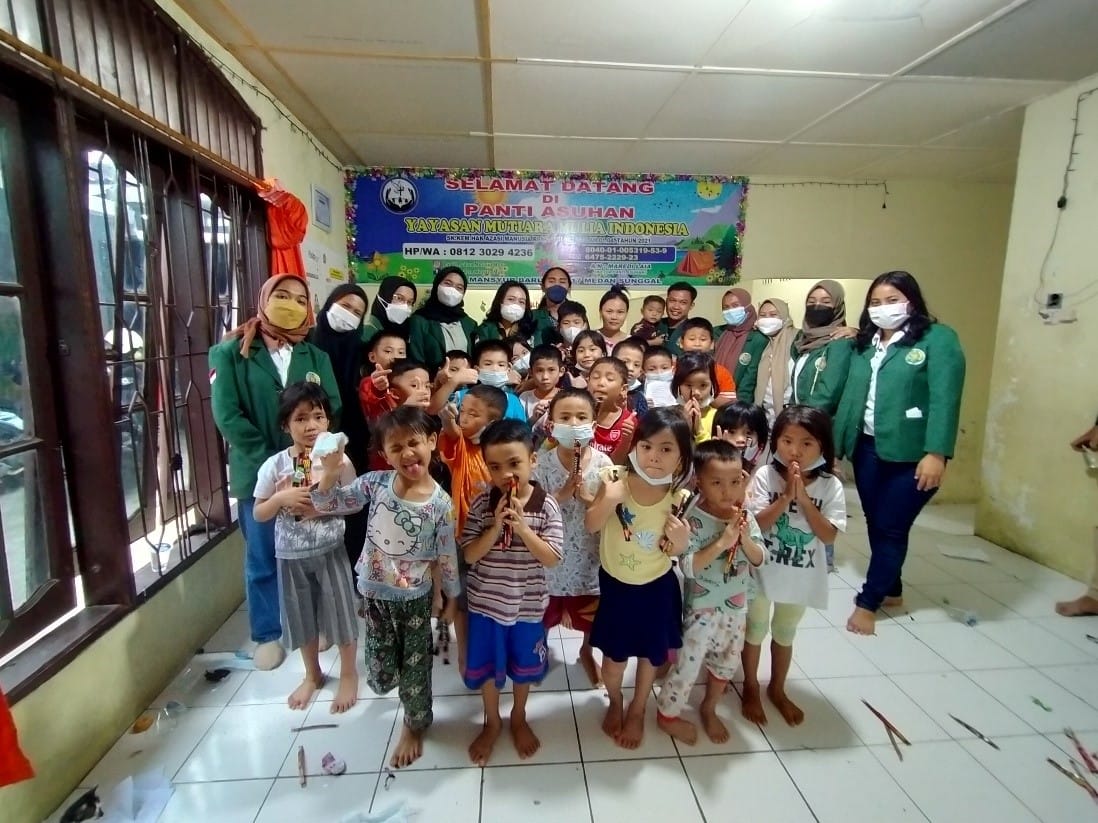 Berbagi Kepada Sesama, HMJ IMPUS Adakan Kunjungan Kasih ke Panti Asuhan