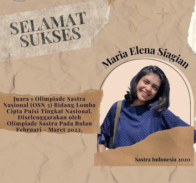 Mahasiswi Sastra Indonesia Raih Juara 1 Olimpiade Sastra Nasional!