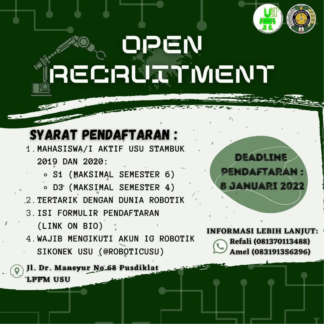 UKM Robotik Sikonek Adakan Rekrutmen Terbuka