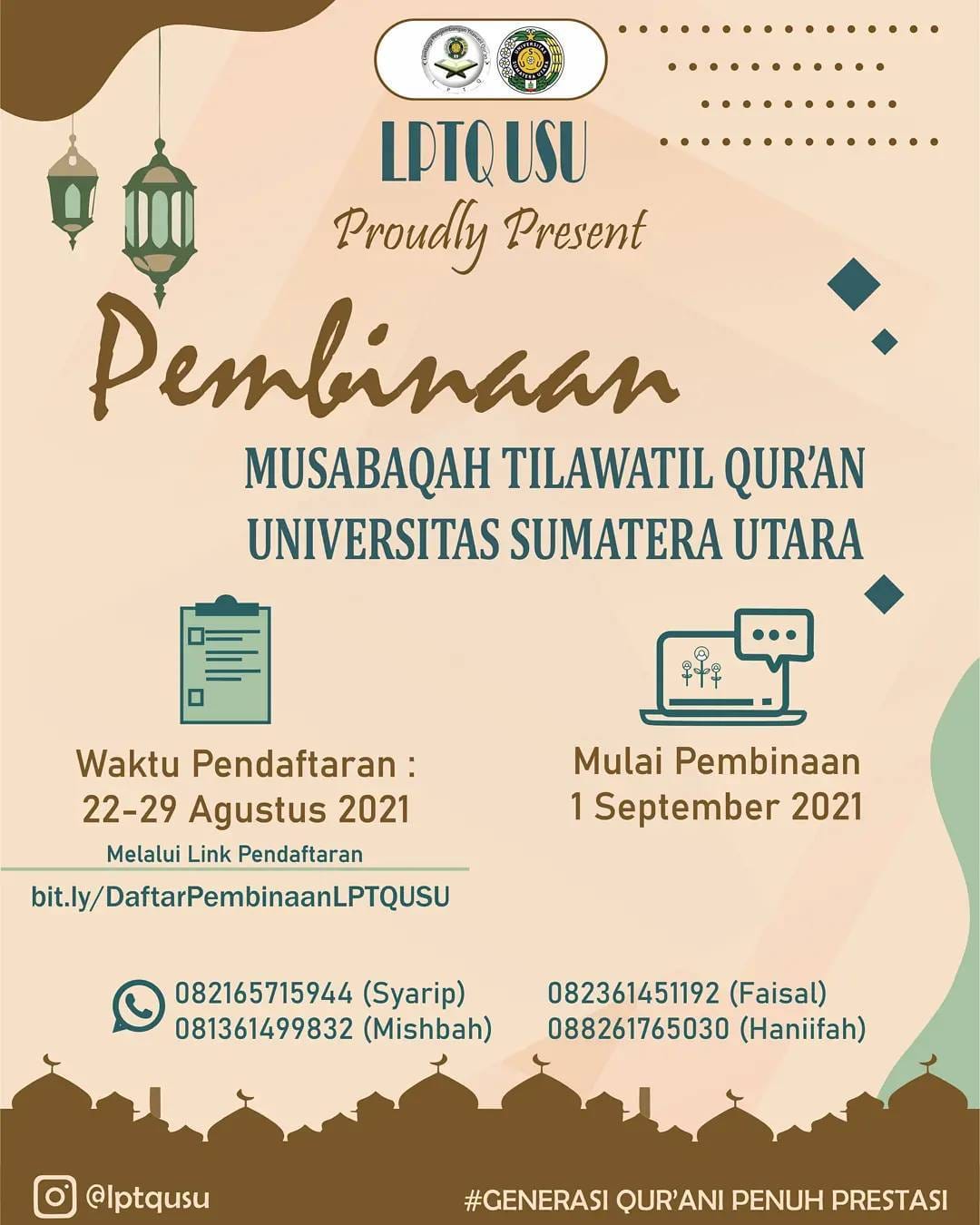 Menjadi Generasi Qur’ani Bersama LPTQ USU