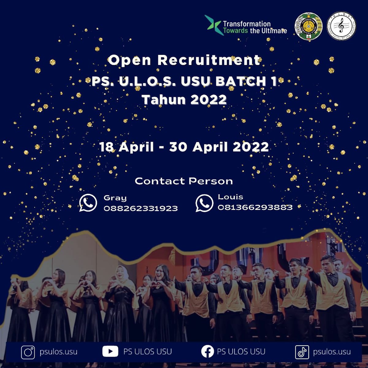 UKM Paduan Suara Ulos USU Open Recruitment, Siap Kembangkan Suara Baru!