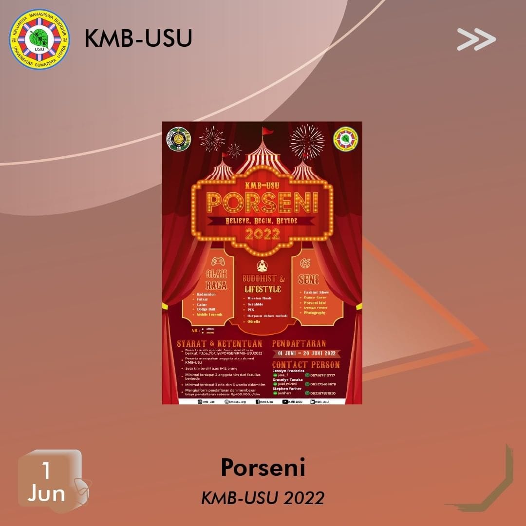 KMB-USU Adakan Porseni Untuk Mempererat Persahabatan Antar Anggota