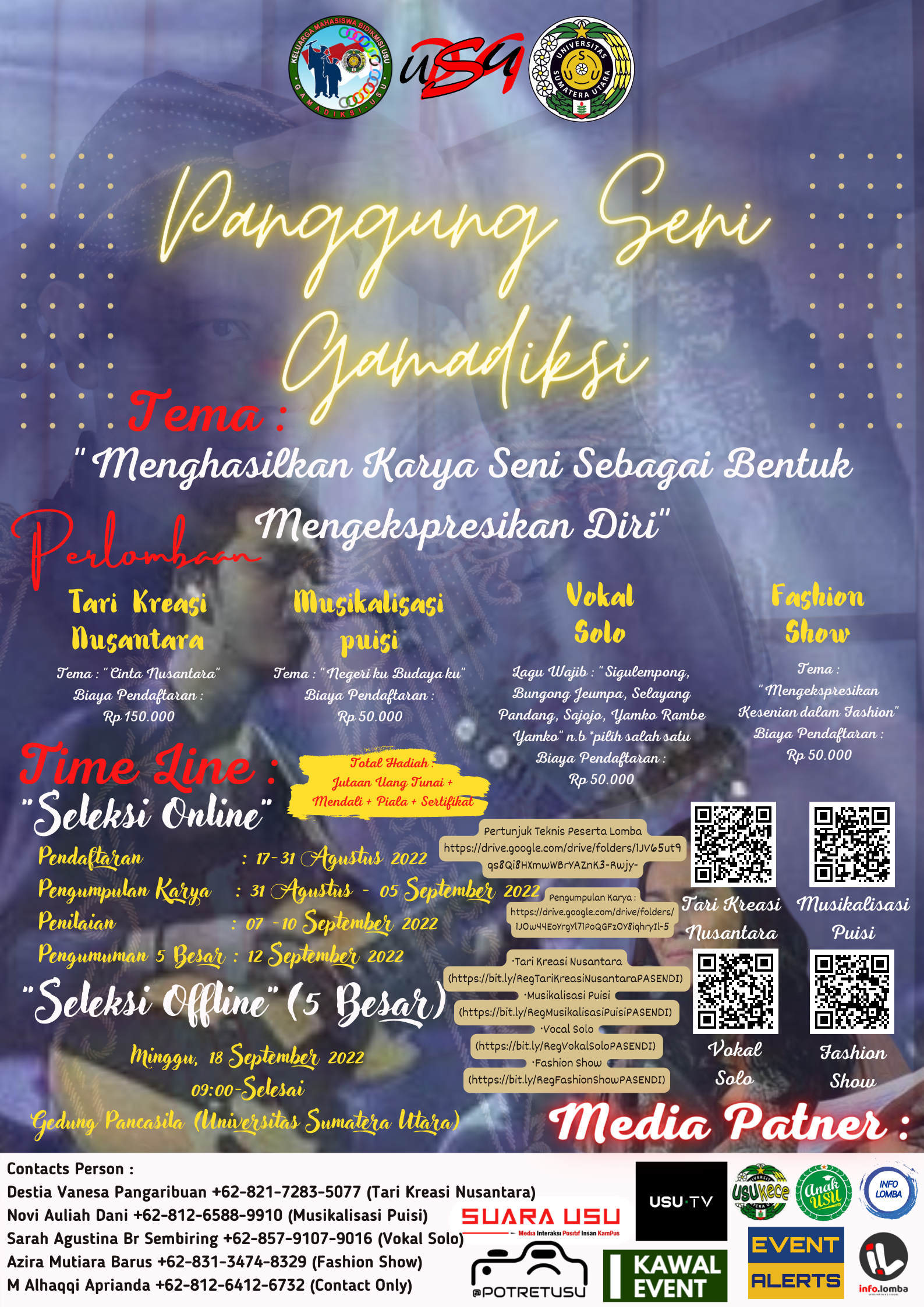 Sediakan Wadah Untuk Mengekspresikan Diri, UKM Gamadiksi Adakan Panggung Seni Gamadiksi