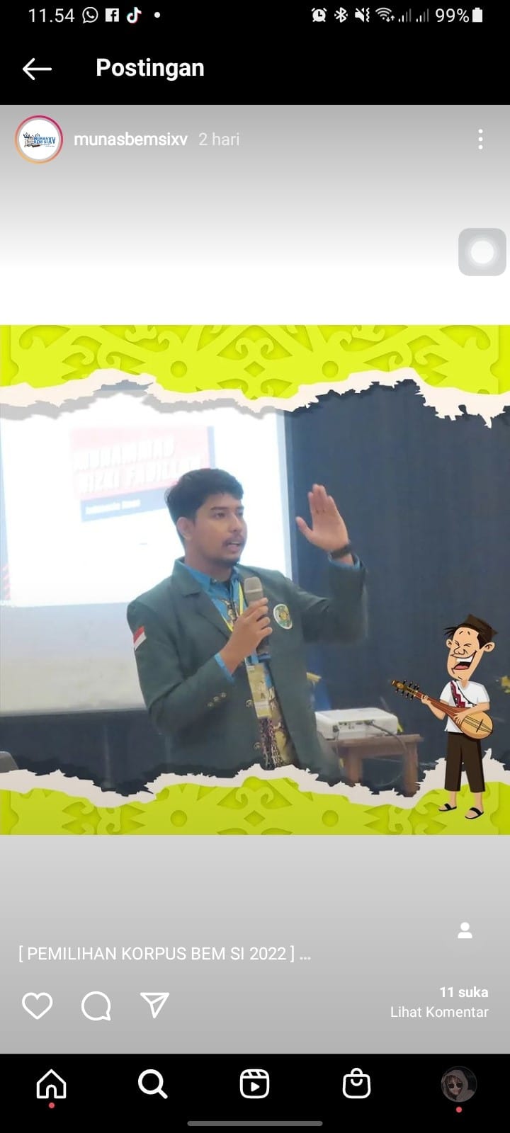 BEM SI Kecolongan, Mantan Presiden Mahasiswa USU Mencalonkan Diri Sebagai Korpus BEM SI
