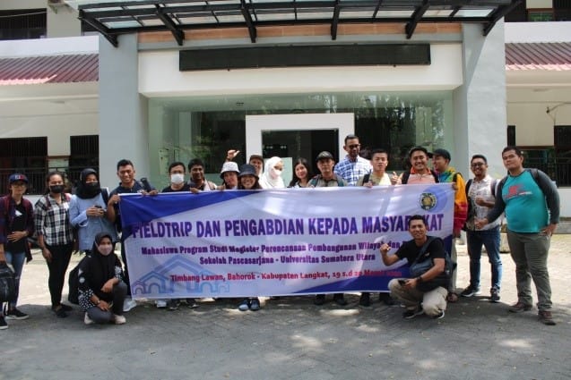 Field Trip Mahasiswa dan dosen program studi Magister Perencanaan Pembangunan Wilayah dan Pedesaan Sekolah Pascasarjana Universitas Sumatera Utara