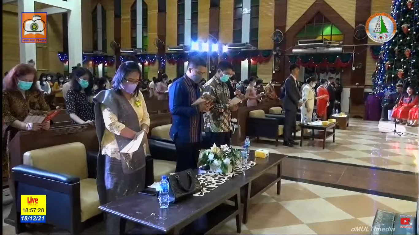Perayaan Natal Keluarga Besar Departemen Teknik Kimia USU