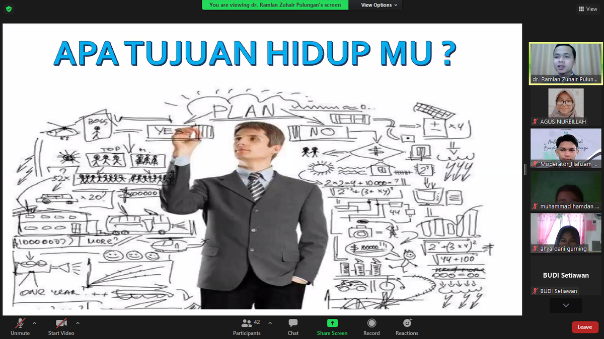 Adakan Family Gathering, UKMI Al-Ilmi FIB USU Sajikan Motivasi Kepada MABA FIB 2021