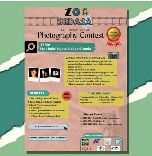 SEDASA USU 2021: Ajang Kreativitas Melalui Fotografi