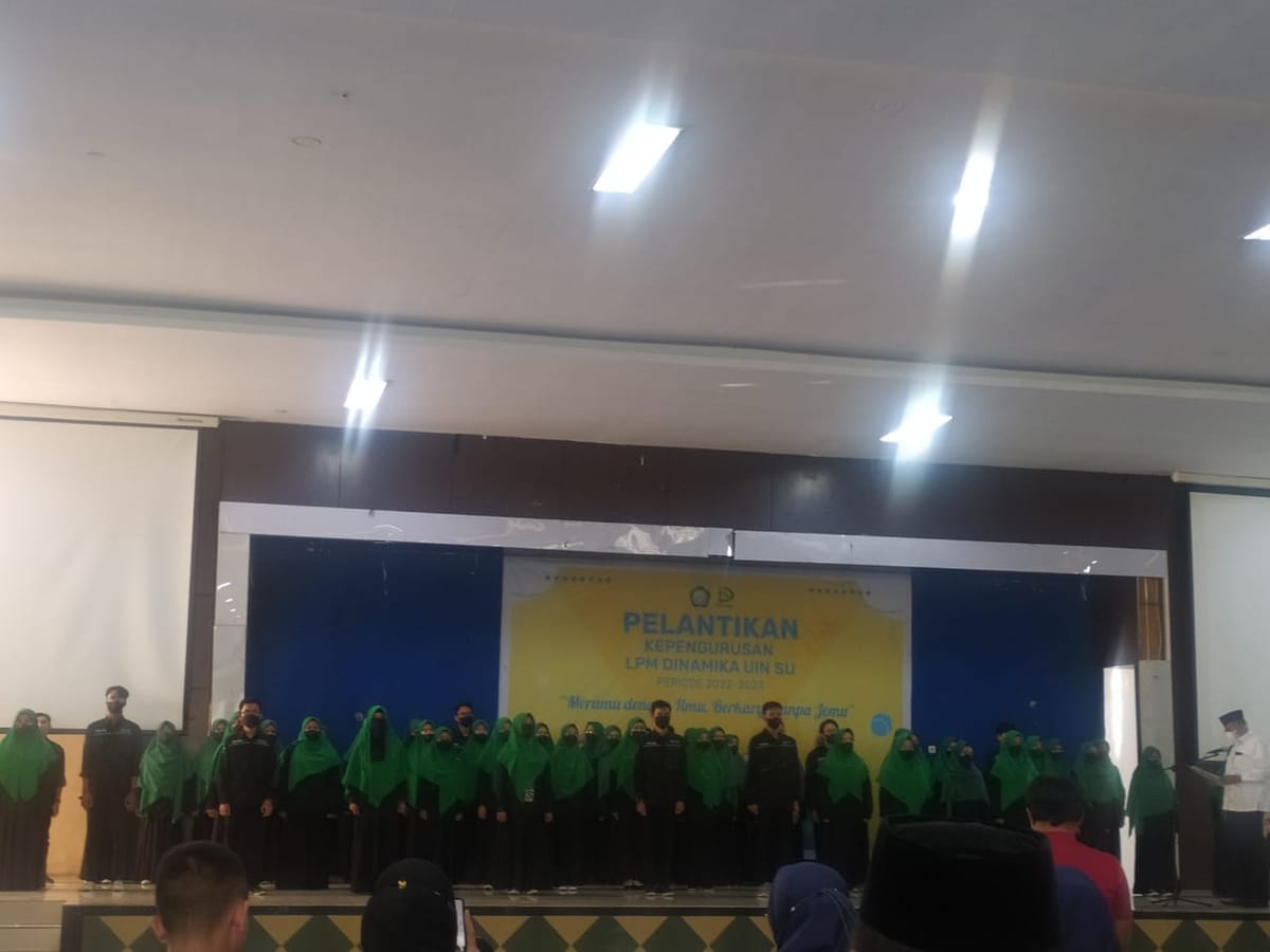 LPM Dinamika Mengadakan Acara Pelantikan Guna Melakukan Regenerasi